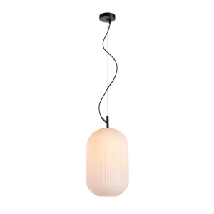 Italux Rues  Lampa wisząca PND-64536D-L-BL-OPA Czarny mat
