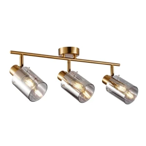 Italux Sardo  Reflektorek SPL-5581-3-BRO-SG Mosiężny, dymiony