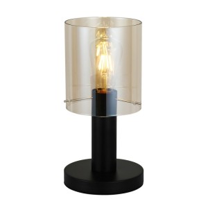 Italux Sardo  Lampa biurkowa TB-5581-1-BK+AMB Czarny