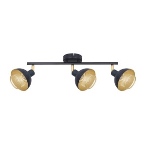 Italux Savio  Reflektorek SPL-27357-3-BK-GD Czarny mat, złoty