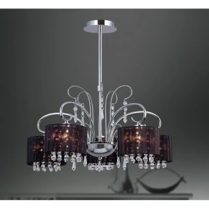 Italux Span  Lampa wisząca MDM1583/5 Czarny