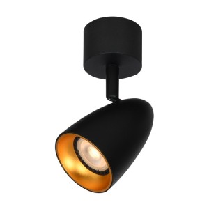 Italux Tino  Reflektorek SPL-36748-1R-BK-GD Czarny, złoty