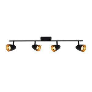 Italux Tino  Reflektorek SPL-36748-4-BK-GD Czarny, złoty
