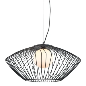 Italux Zeno  Lampa wisząca MDM-3844-1 BK Czarny
