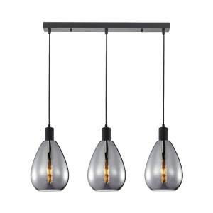 Italux Zulo  Lampa wisząca PND-27812-3-BK-SG Czarny