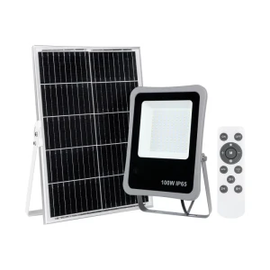Italux Bares  Lampa solarna SLR-73142-100W Szary