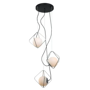 Italux Canto  Lampa wisząca PEN-5696-3-BKCR Chrom, czarny