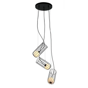 Italux Coco  Lampa wisząca MDM-3941/3 BK Czarny