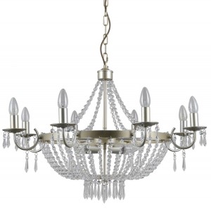 Italux Cortina  Lampa wisząca PND-30138-8+4 Szampański
