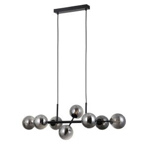 Italux Erimida  Lampa wisząca PND-2244-8A-BL Czarmy