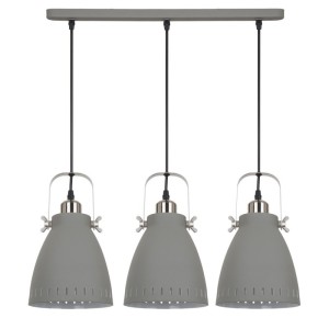 Italux Lampa wisząca MD-HN8026S-3-GR+S.NICK Szary piaskowany, satynowany