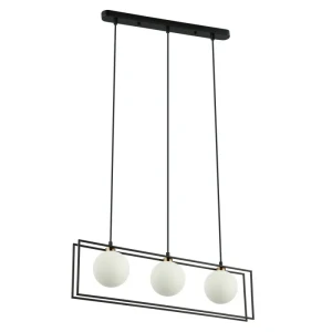 Italux Grosetta  Lampa wisząca PND-53423-3-BK Czarny