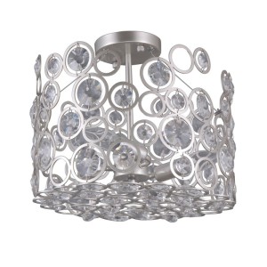 Italux Nardo  Lampa wisząca PNPL-33064-3-CH.S Srebrny szampański