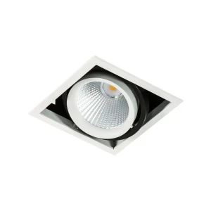Italux Lampa wpuszczana sufitowa GL7108-1/18W 4000K WH+BL Biały, czarny