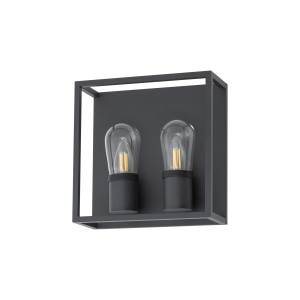 Lampa ścienna Natynkowa 10W only LED Grafitowy NOWODVORSKI