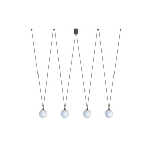 Lampa sufitowa Lampy wiszące 12W only LED Czarna NOWODVORSKI