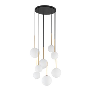 Lampa sufitowa Lampy wiszące 12W only LED Czarna NOWODVORSKI