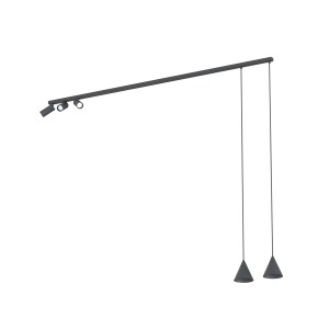 Lampa sufitowa Lampy przysufitowe 10W only LED Czarna NOWODVORSKI