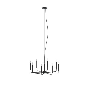 Lampa sufitowa Żyrandol 10W only LED Czarna NOWODVORSKI