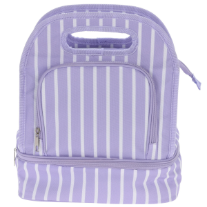 Torba termiczna piknikowa lunchbox 7L fioletowa do pracy na plażę