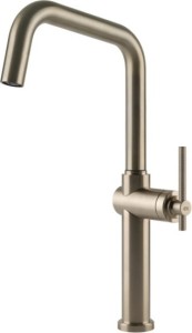 GESSI HABITO Bateria, obrotowa wylewka, Finox (Nikiel szczotk.)