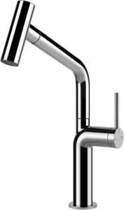 GESSI STELO Bateria jednouchwytowa, dwufunkcyjna wylewka, Chrom