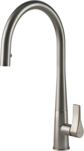 GESSI PROTON Bateria, wyciągana wylewka, Finox (Nikiel szczotk.)