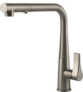 GESSI PROTON Bateria, dwufunkcyjna wylewka, Finox (nikiel)