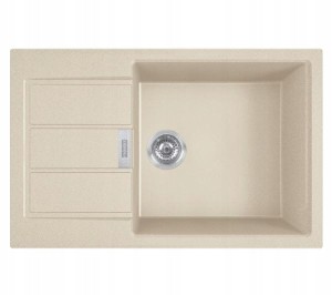 Zlewozmywak wbudowywany Tectonite Sirius S2D 611-78 XL Beżowy 143.0676.418