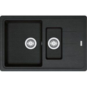Zlewozmywak wbudowywany Fragranit+ Basis BFG 651-78 Onyx 114.0676.282