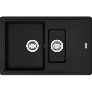Zlewozmywak wbudowywany Fragranit+ Basis BFG 651-78 Czarny mat 114.0676.284
