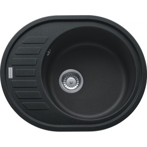 Zlewozmywak wbudowywany Fragranit+ Ronda ROG 611-62 Onyx 114.0676.334