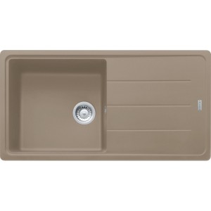 Zlewozmywak wbudowywany Fragranit+ Basis BFG 611-97 Cappuccino 114.0676.287