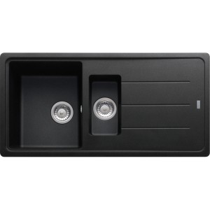 Zlewozmywak wbudowywany Fragranit+ Basis BFG 651-97 Onyx 114.0676.275