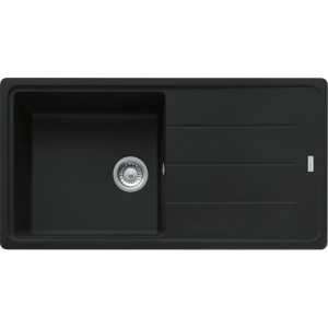 Zlewozmywak wbudowywany Fragranit+ Basis BFG 611-97 Czarny mat 114.0676.291