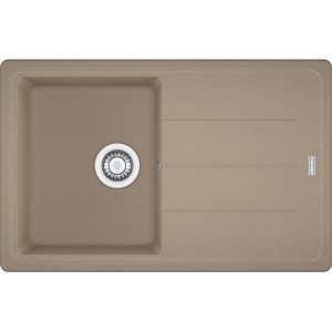 Zlewozmywak wbudowywany Fragranit+ Basis BFG 611-78 Cappuccino 114.0676.294