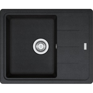Zlewozmywak wbudowywany Fragranit+ Basis BFG 611-62 Onyx 114.0676.303