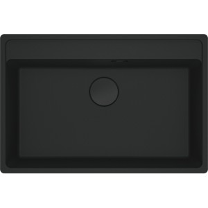 Zlewozmywak wbudowywany Fragranit+ Maris MRG 610-72 Czarny mat 114.0693.514