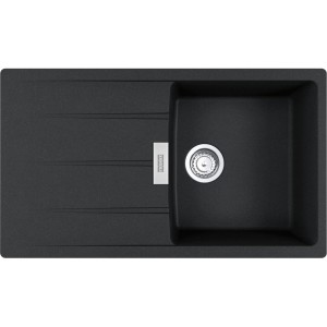 Zlewozmywak wbudowywany Fragranit + Centro CNG 611-86 Onyx 114.0687.330