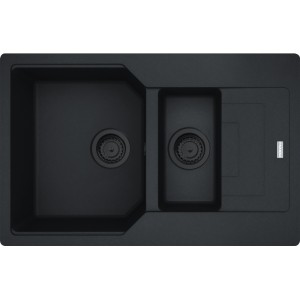 Zlewozmywak wbudowywany Fragranit+ Urban UBG 651-78 Czarny mat 114.0697.748