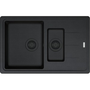 Zlewozmywak wbudowywany Fragranit+ Basis BFG 651-78 Czarny mat 114.0693.555