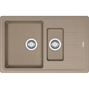 Zlewozmywak wbudowywany Fragranit+ Basis BFG 651-78 Cappuccino 114.0676.280