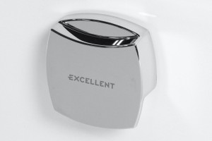 Excellent Square Przelew Wann. Z Napeł.100 Chrom