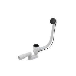 Excellent Simple syfon wannowy automatyczny 80 cm, czarny mat