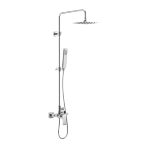 Excellent Keria zestaw prysznicowy z deszczownicą, 20 cm, chrom