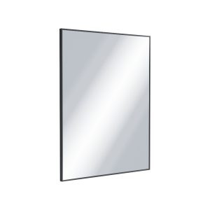 Excellent Kuadro lustro łazienkowe 80x60 cm prostokątne, czarny mat