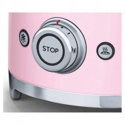 Toster Smeg TSF01PKEU różowy 950 W