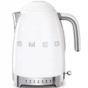 Czajnik Elektryczny z Regulacją Temperatury Smeg Klf04Wheu Biały Retro 50'