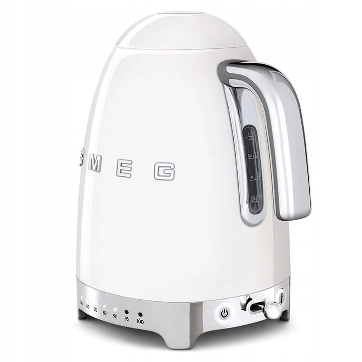 Czajnik Elektryczny  z Regulacją Temperatury Smeg Klf04Wheu Biały Retro 50'
