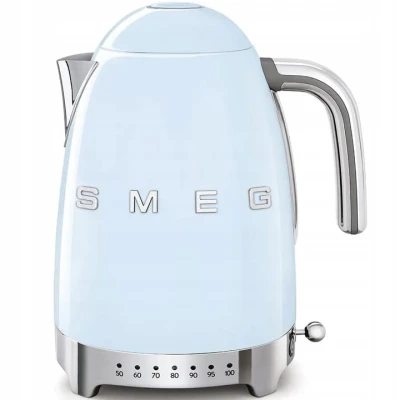 Elektryczny czajnik Smeg KLF04PBEU 2400 W niebieski pastel baby blue Retro